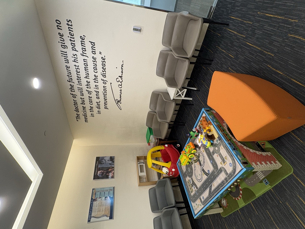 Family Health Chiropractic Clinic waiting area, TripleOne Somerset Singapore